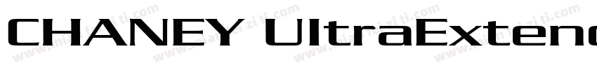 CHANEY UItraExtended字体转换